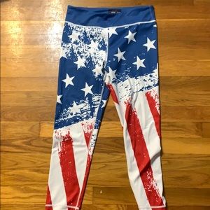 Constantly Varied Gear (CVG) American flag capris
